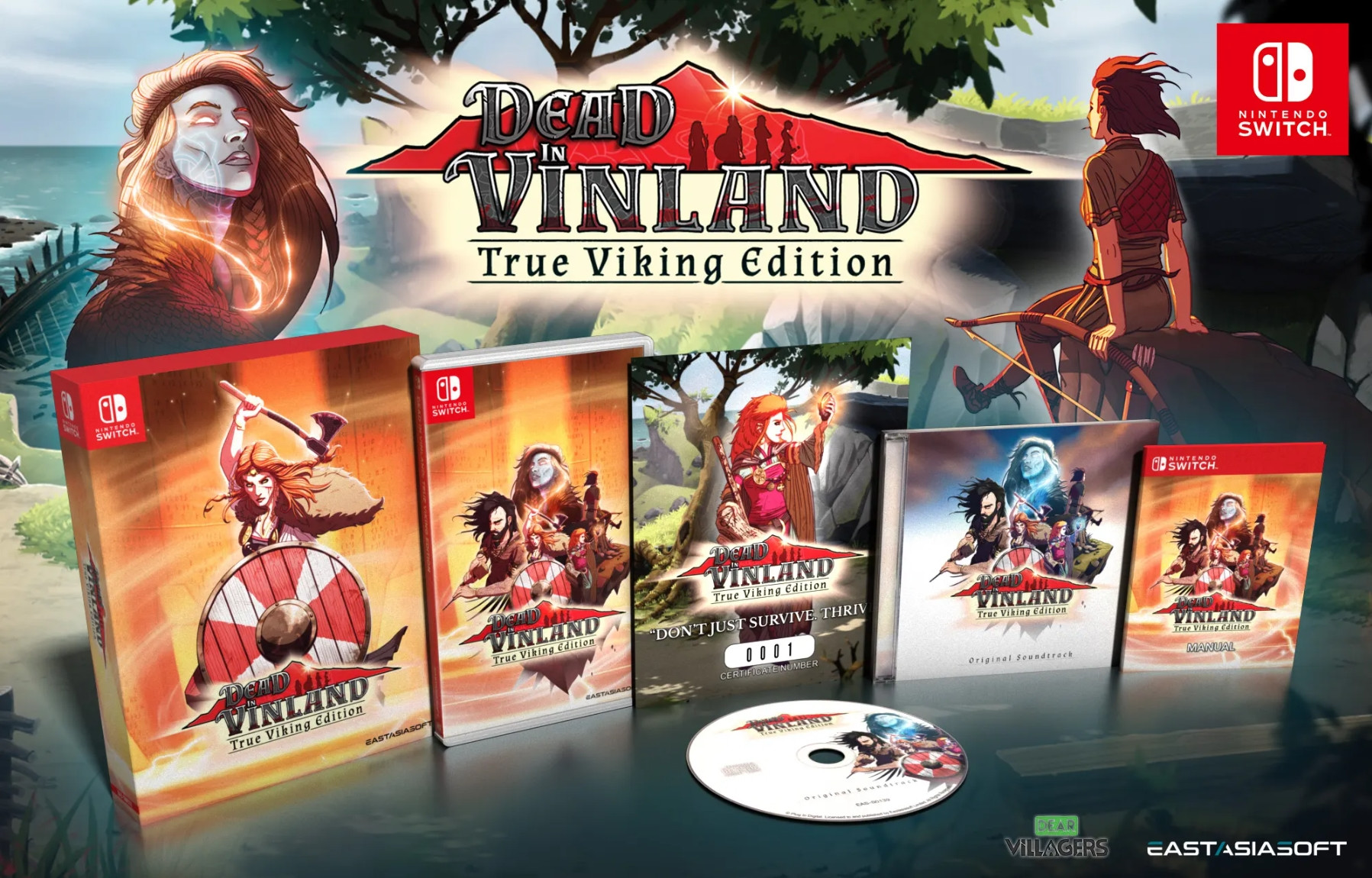 Dead in Vinland - True Viking Edition - Limited Edition (Asia Import) (Switch), EastAsiaSoft