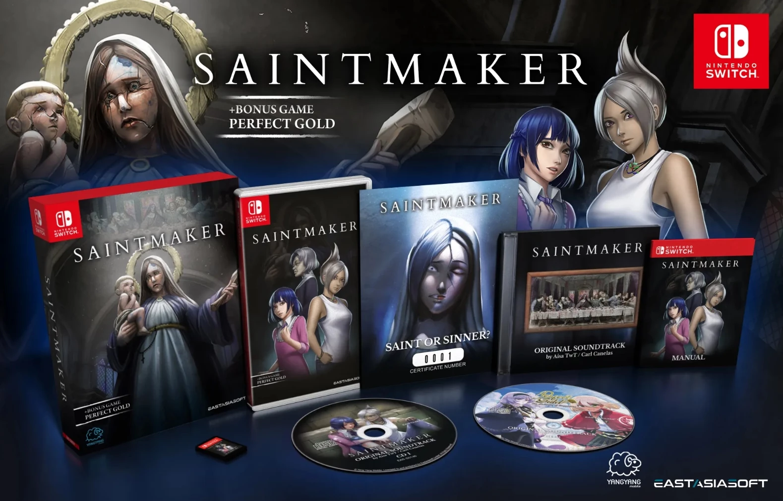 Saint Maker - Limited Edition (Asia Import) (Switch), EastAsiaSoft