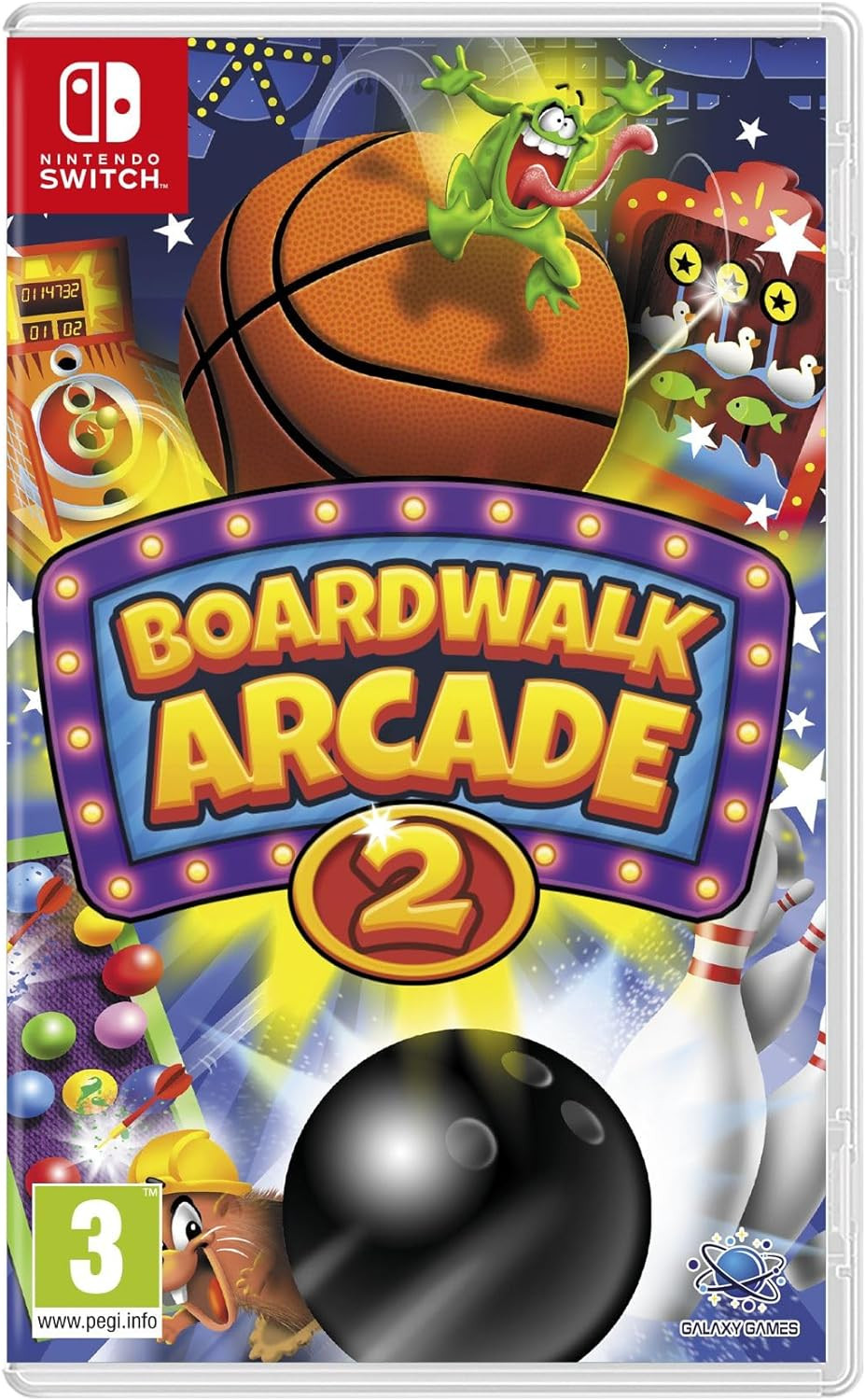 Boardwalk Arcade 2 (Switch), Galaxy Games