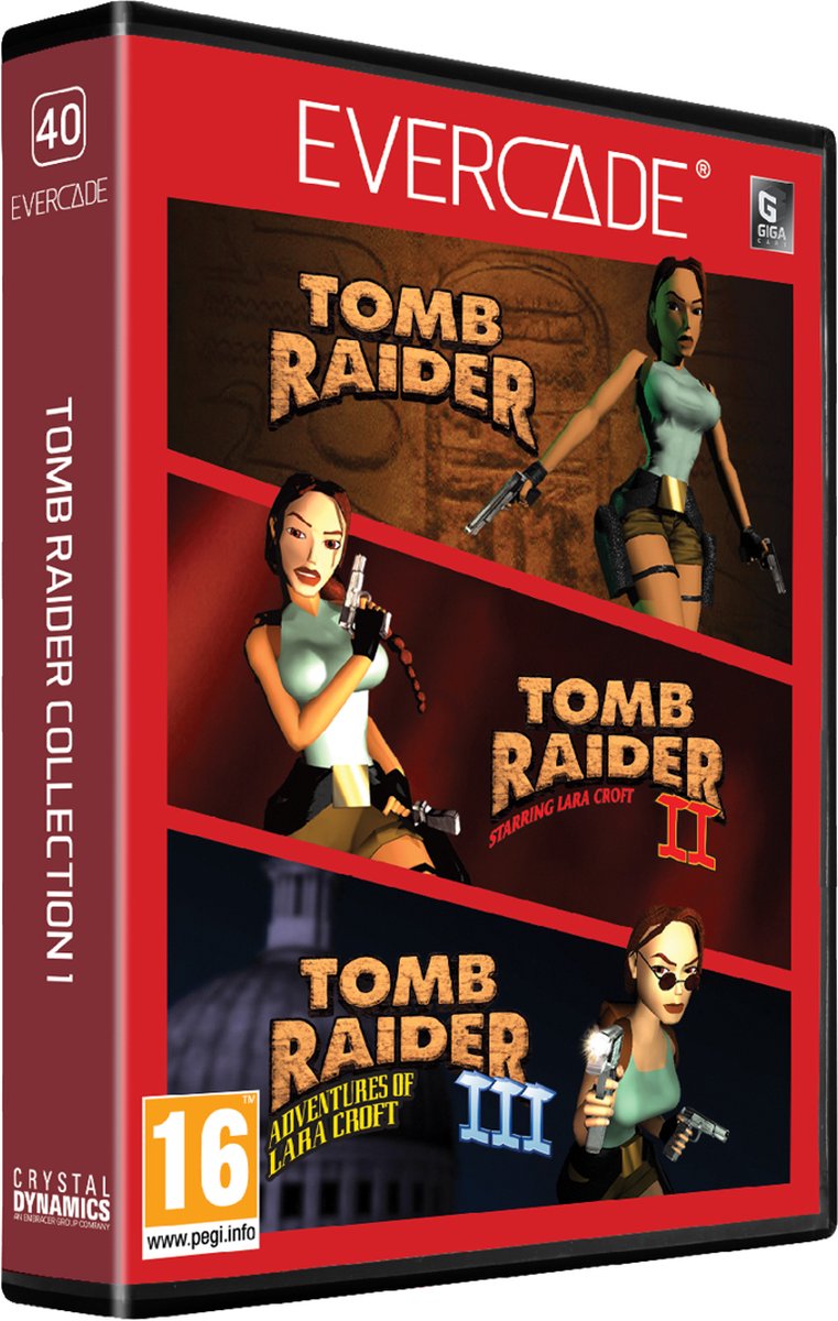 Evercade - Tomb Raider - Collection 1 (hardware), Evercade