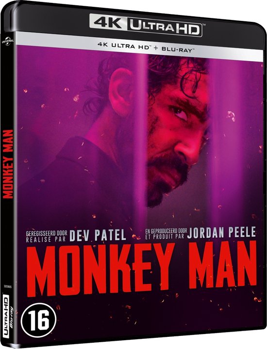 Monkey Man (4K Ultra HD) (Blu-ray), Dev Patel