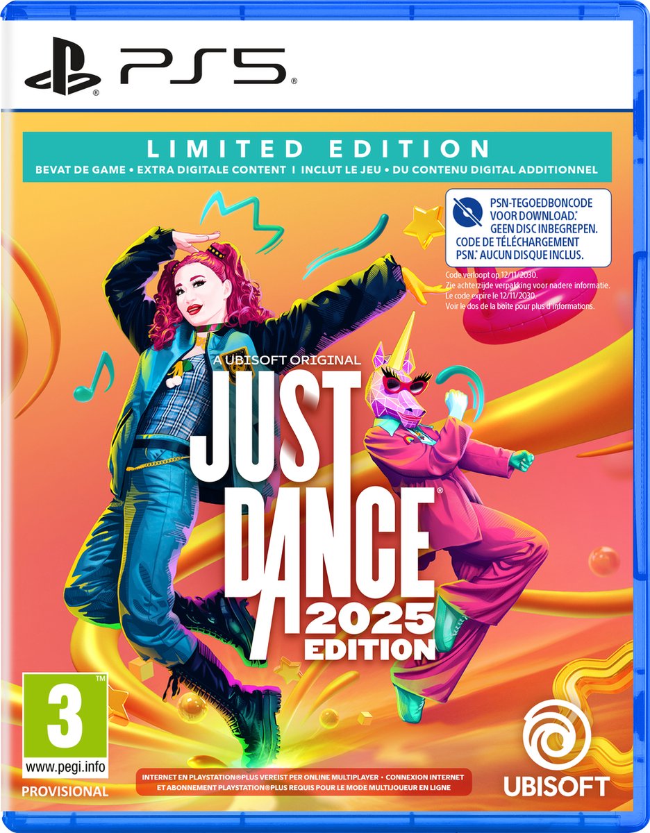 Just Dance 2025 - Limited Edition  (Code in a Box) (PS5), Ubisoft