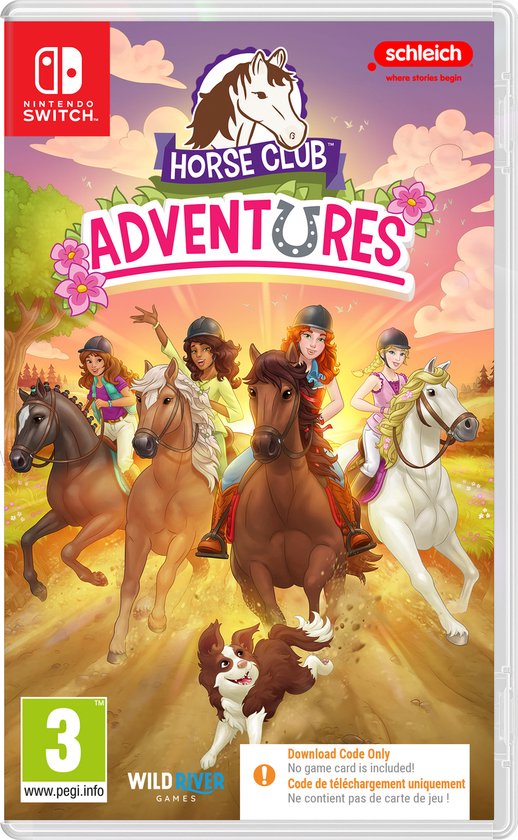 Horse Club Adventures - Switch (Code in a Box) (Switch), Wild River Games