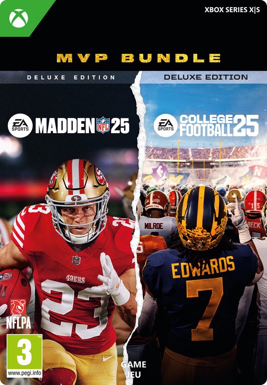 EA Sports MVP Bundle: Madden NFL 25 & College Football 25 Deluxe Edition (Xbox Series S|X Download) (Xbox Series X), EA Sports