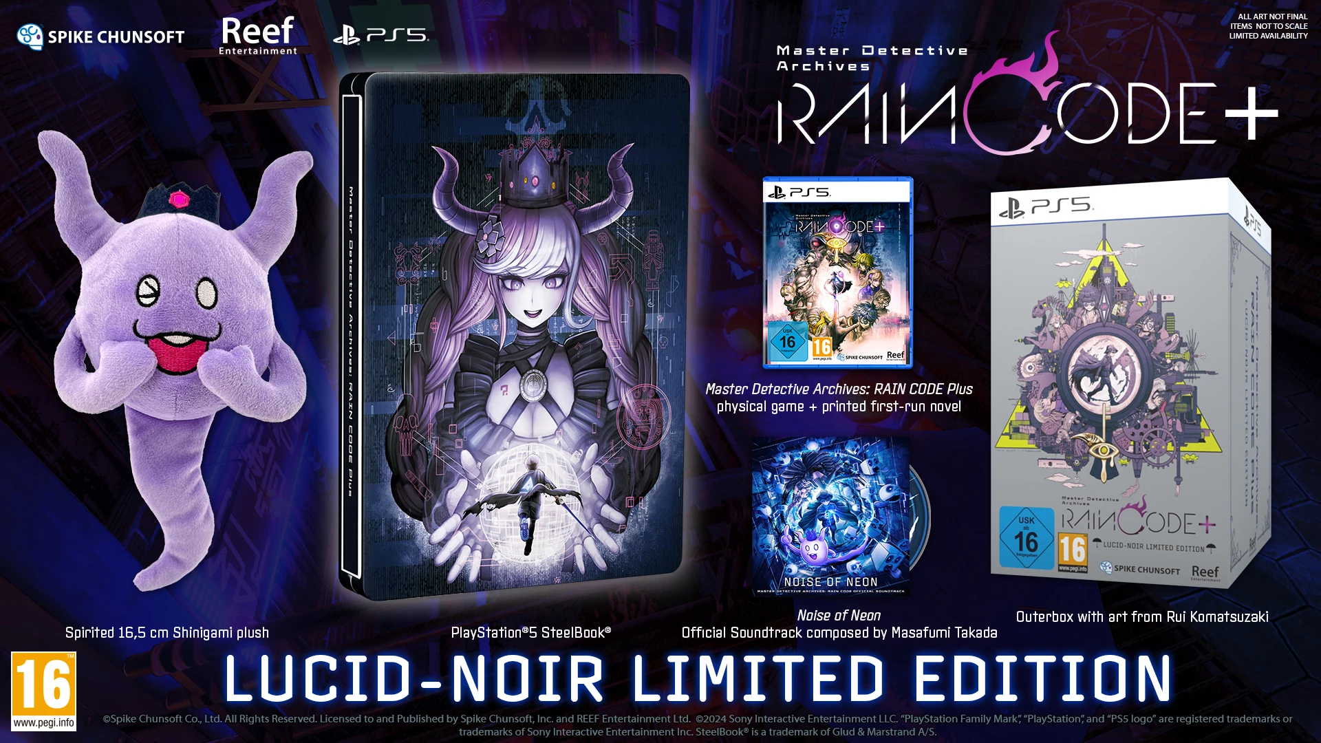 Master Detective Archives: Rain Code Plus - Lucid Noir Limited Edition (PS5), Reef Entertainment