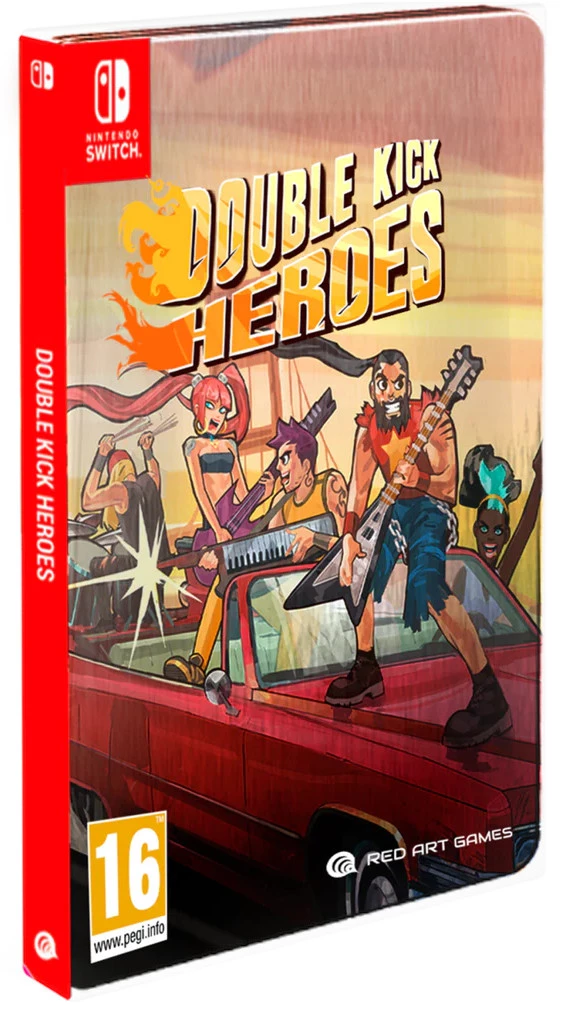 Double Kick Heroes - Steelbook Edition (Switch), Red Art Games