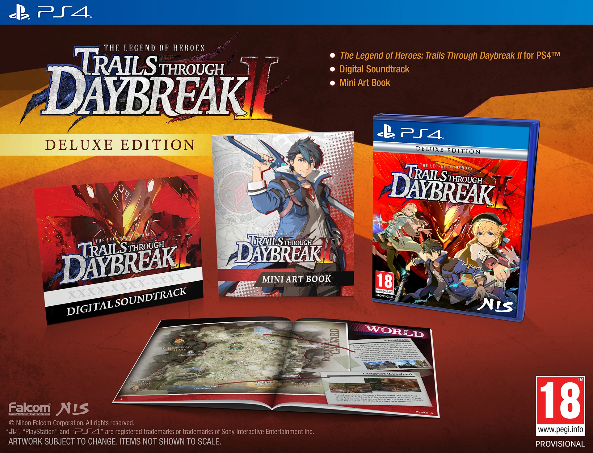 The Legend of Heroes: Trails Through Daybreak II - Deluxe Edition (PS4), NIS America