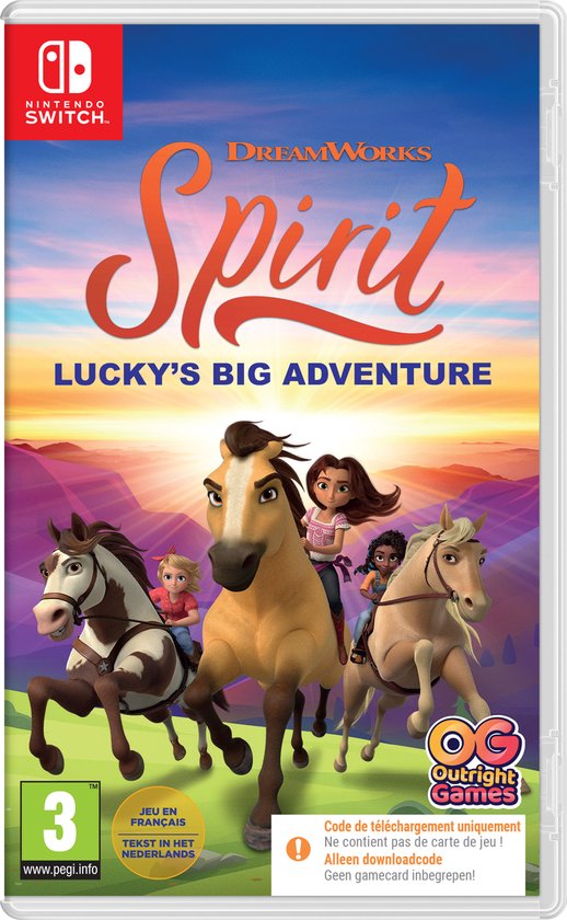 Spirit: Lucky's Big Adventure (Code in a Box) (Switch), Outright Games