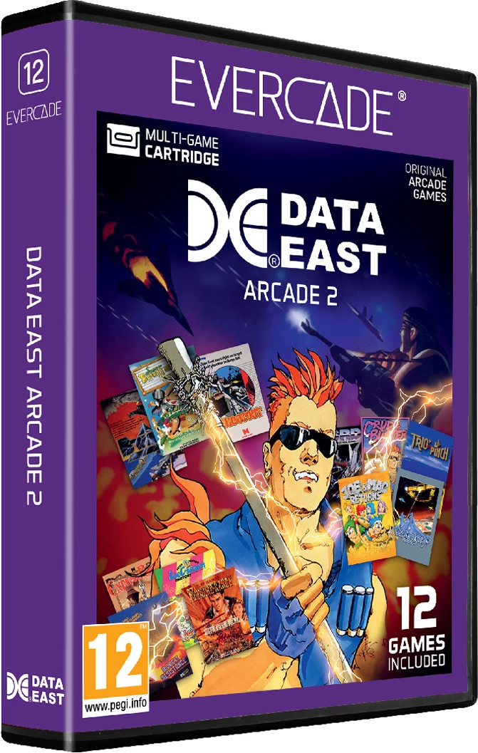 Evercade Data East Arcade - Cartridge 2 (hardware), Evercade