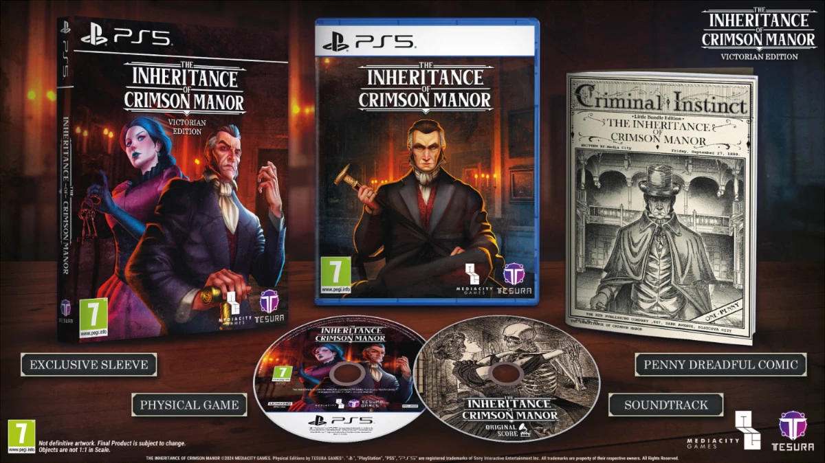 The Inheritance of Crimson Manor - Victorian Edition (PS5), Tesura Games