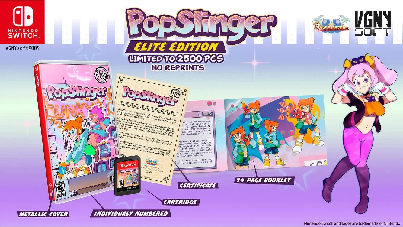 Popslinger - Elite Edition (USA Import) (Switch), VGNYsoft