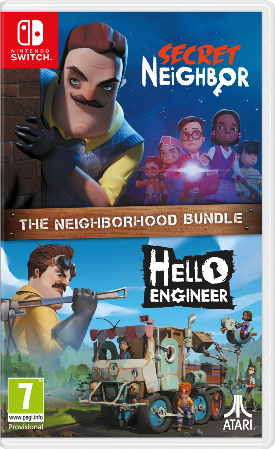 Secret Neighbor + Hello Engineer - The Neigborhood Bundle (Switch), Atari