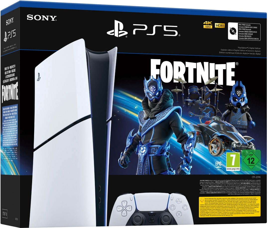 PlayStation 5 Digital Edition + Fortnite Cobalt (PS5), Sony Computer Entertainment