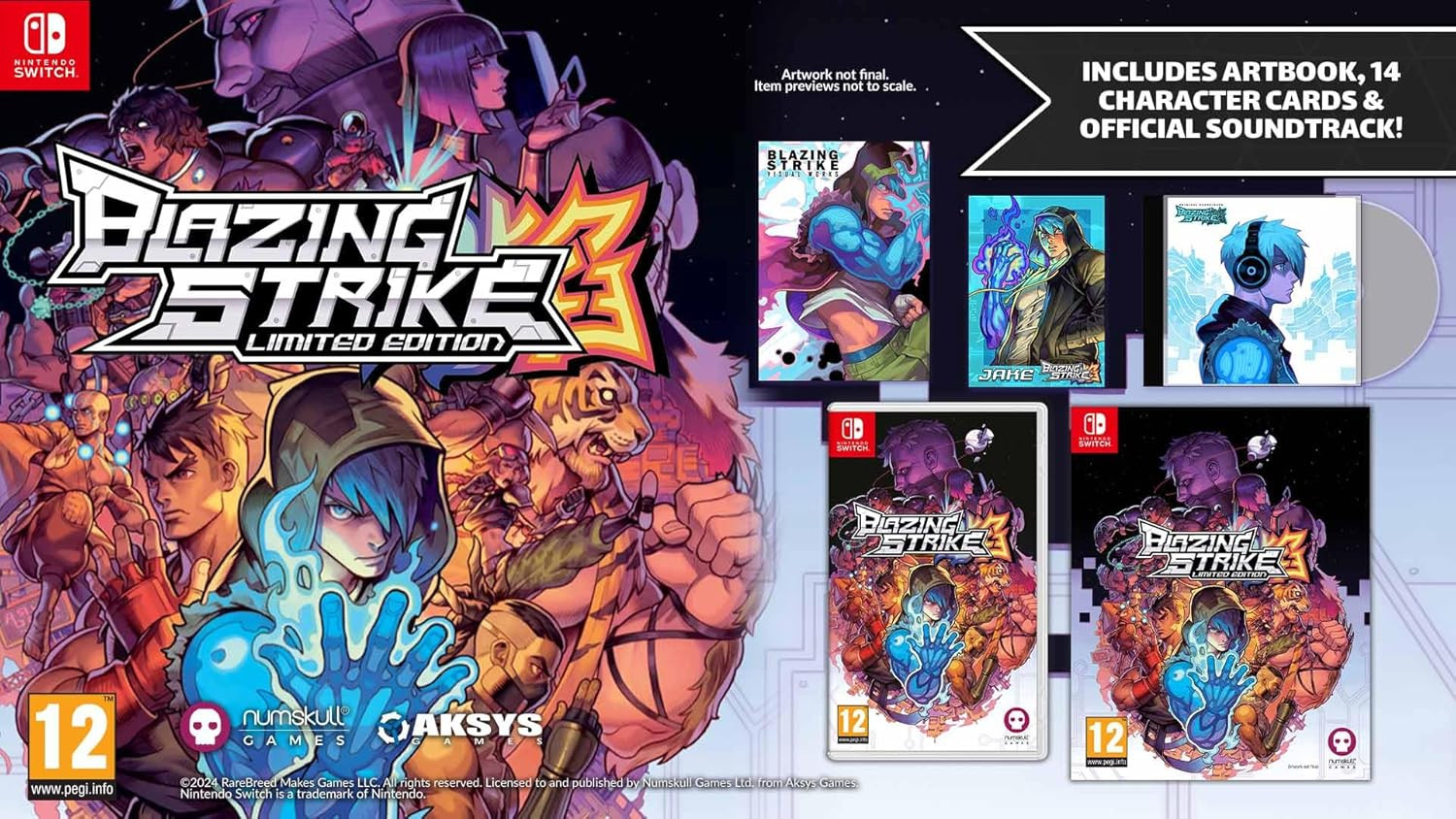 Blazing Strike - Limited Edition (Switch), Numskull Games