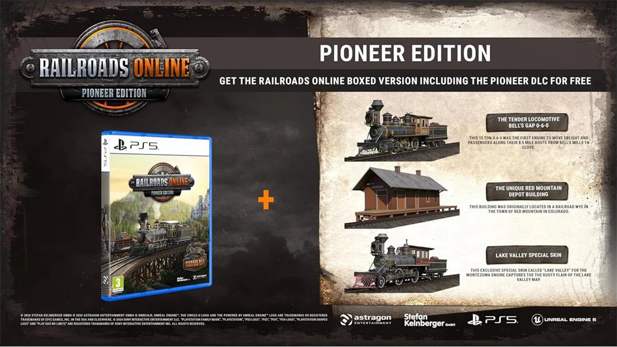 Railroads Online - Pioneer Edition (PS5), Astragon