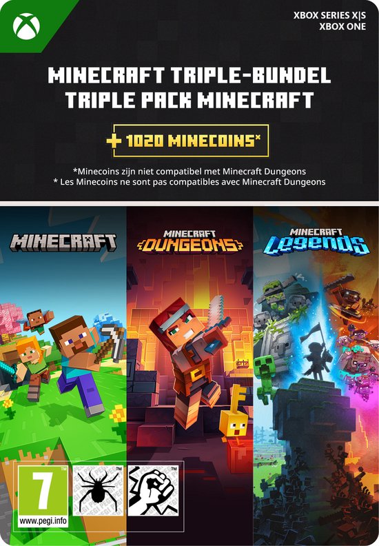 Minecraft Triple Bundle (Xbox One Download) (Xbox One), Mojang