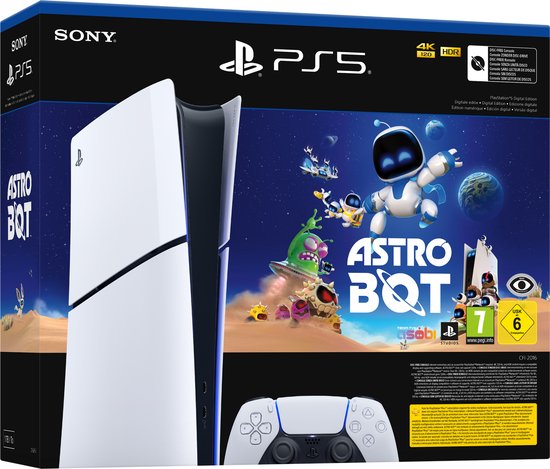 PlayStation 5 Slim Digital Edition + Astro Bot (PS5), Sony Computer Entertainment