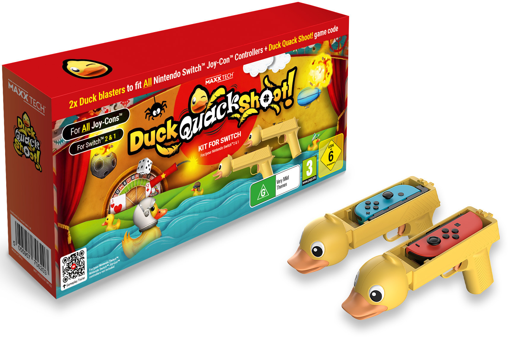 Duck, Quack, Shoot Kit (Switch 2), Maxxtech