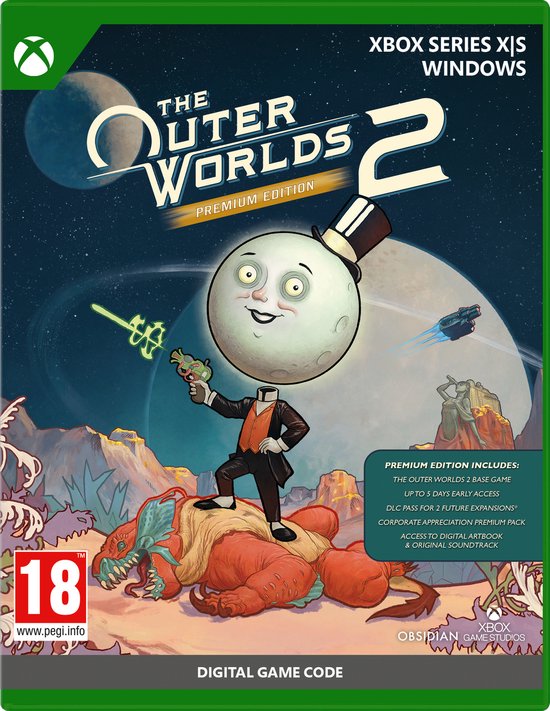 The Outer Worlds 2 - Premium Edition (Code in a Box) (Xbox Series X), Obsidian Entertainment