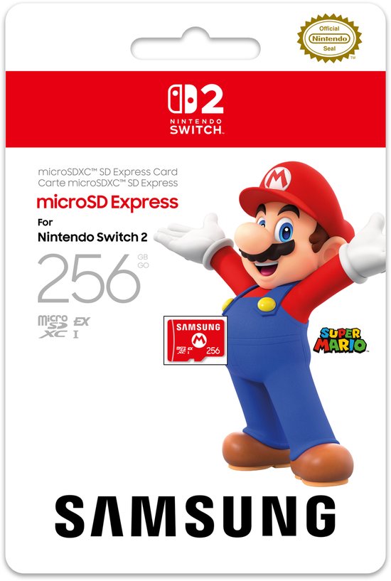 Samsung Micro SD EXP Geheugenkaart 256 GB - Nintendo Switch 2 (Switch 2), Samsung