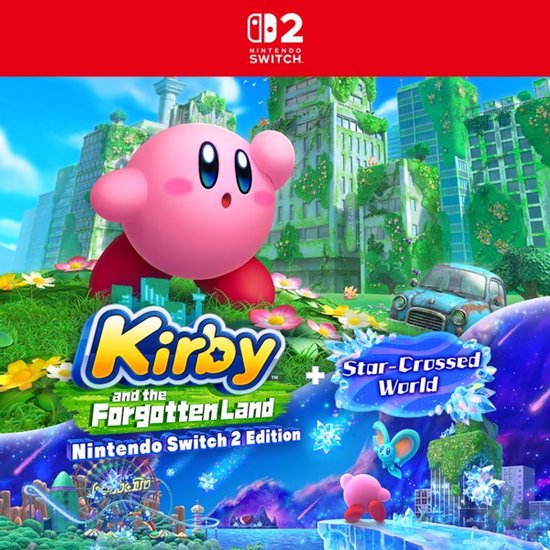 Kirby en het Vergeten Land + Star-Crossed World – Nintendo Switch 2 Edition - Upgrade Pack (Switch 2), Nintendo