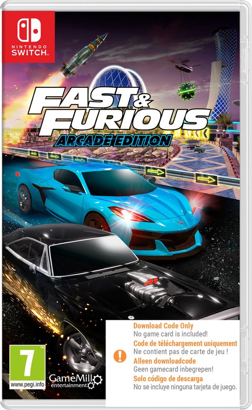 Fast & Furious - Arcade Edition (Code in a Box) (Switch), GameMill Entertainment