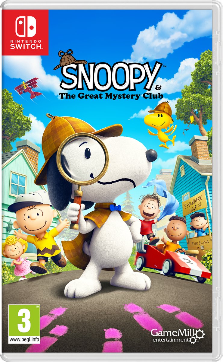 Snoopy & The Great Mystery Club (Switch), GameMill Entertainment