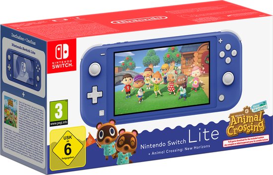 Nintendo Switch Lite Console - Animal Crossing Edition (Blauw) (2025) (Switch), Nintendo