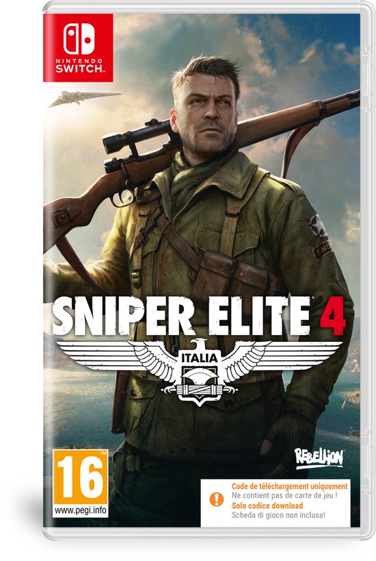 Sniper Elite 4 (Code in A Box) (Switch), Rebellion Software