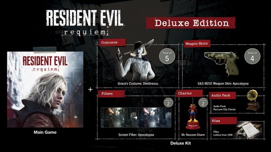 Resident Evil 9: Requiem - Deluxe Edition (Xbox Series X), Capcom Resident Evil 9: Requiem - Deluxe Edition (Xbox Series X), Capcom