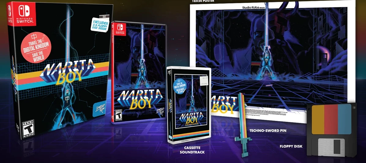 Narita Boy - Collector's Edition (Limited Run) (Switch), Studio Koba Narita Boy - Collector's Edition (Limited Run) (Switch), Studio Koba
