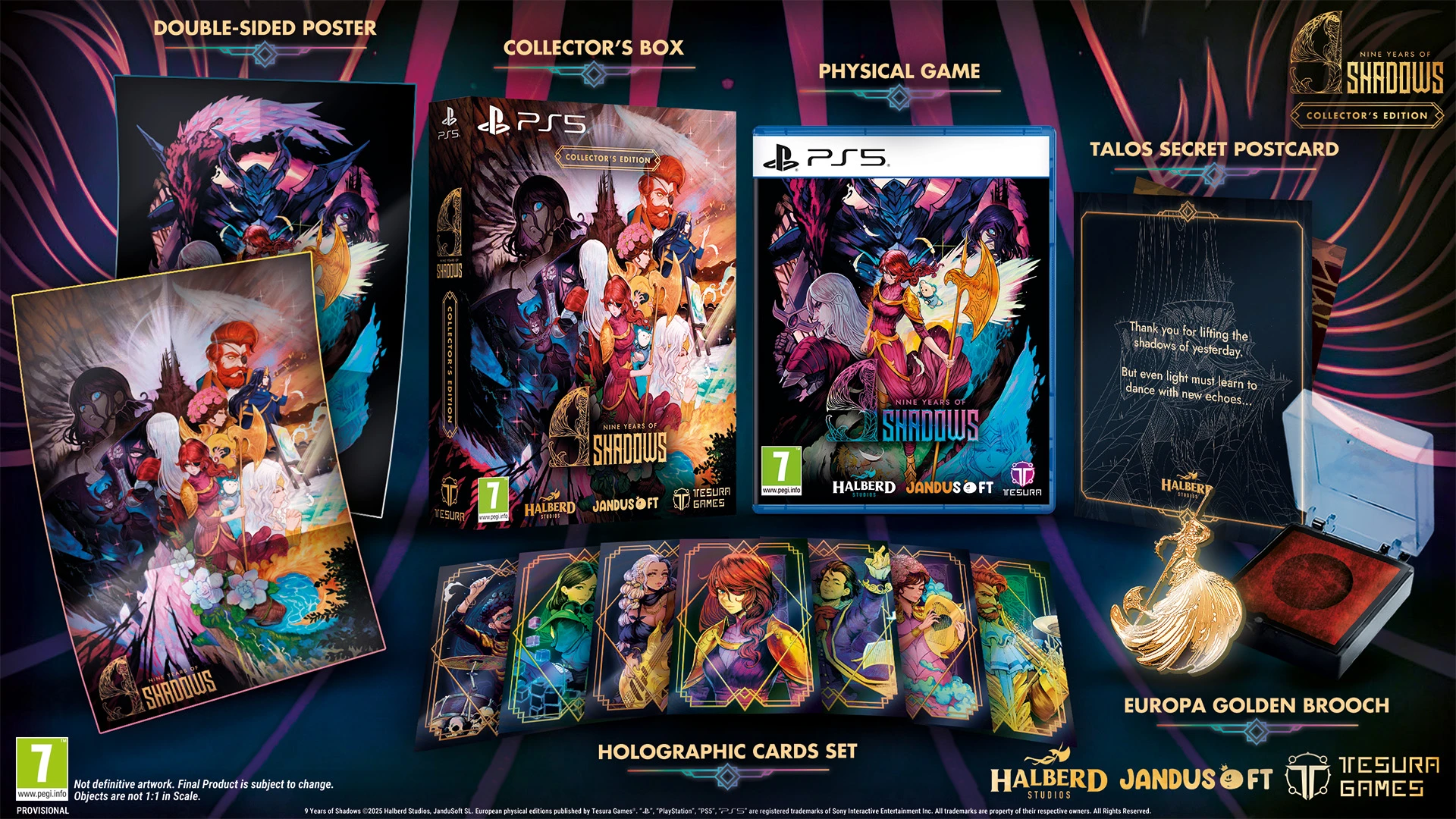 9 Years of Shadows - Collectors Edition (PS5), Halberd Studios 9 Years of Shadows - Collectors Edition (PS5), Halberd Studios