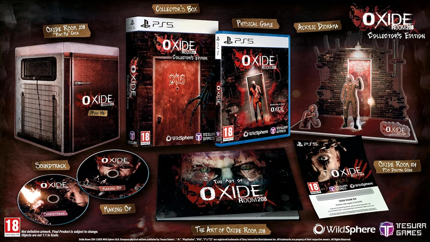 Oxide Room 208 - Collector's Edition (PS5), Tesura Games Oxide Room 208 - Collector's Edition (PS5), Tesura Games