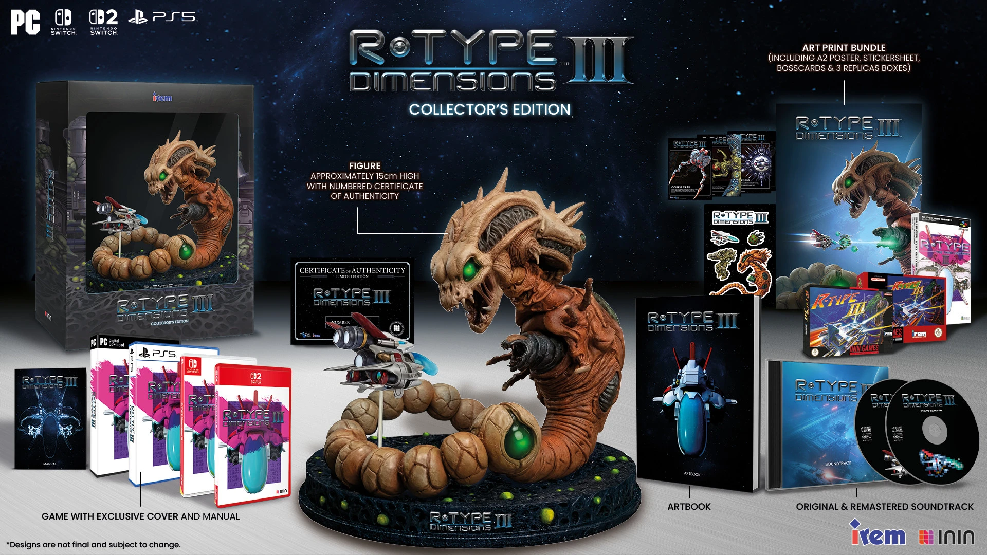 R-Type Dimensions III - Collector's Edition (PS5), Inin Games