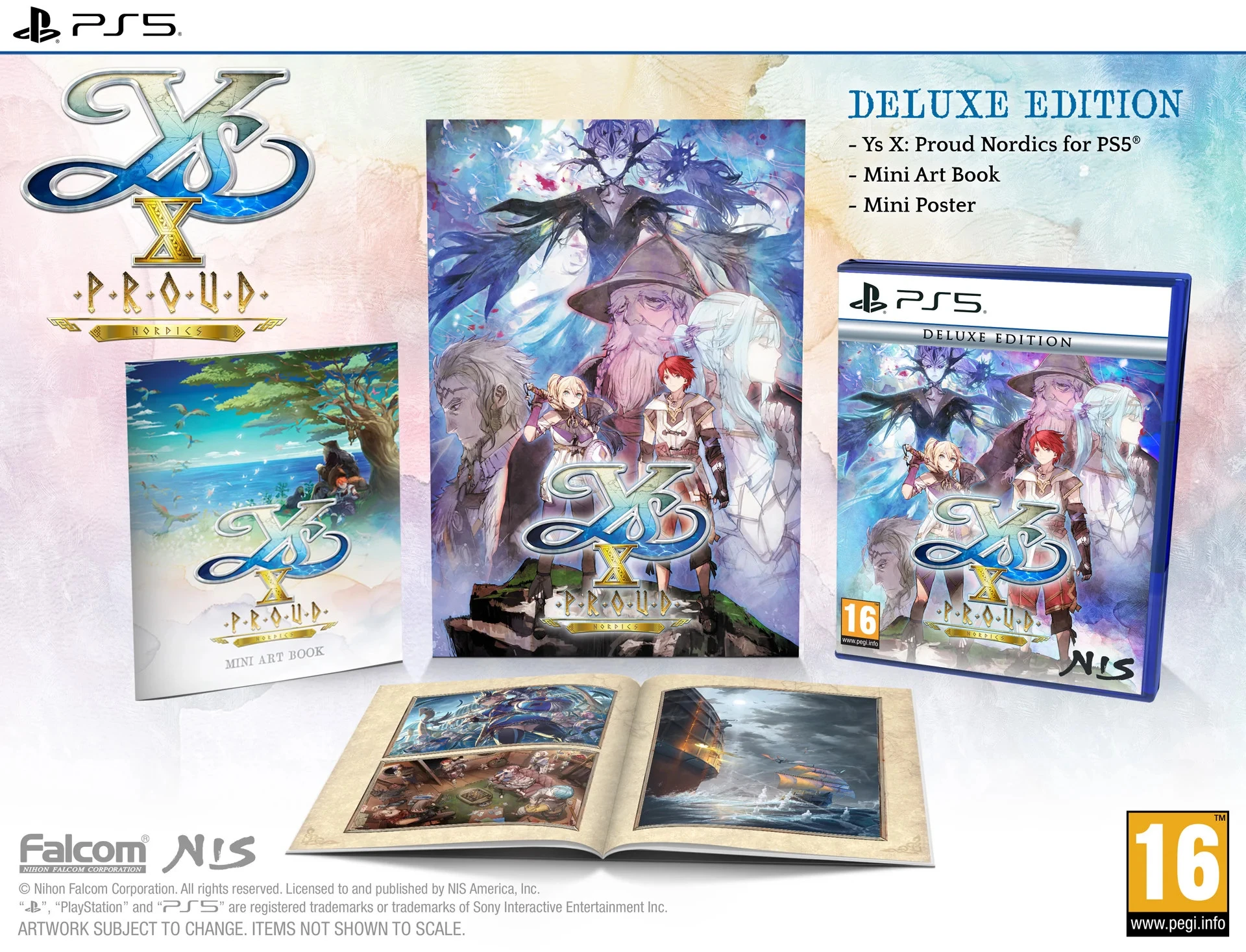 Ys X: Proud - Nordics Deluxe Edition (PS5), NIS America Ys X: Proud - Nordics Deluxe Edition (PS5), NIS America
