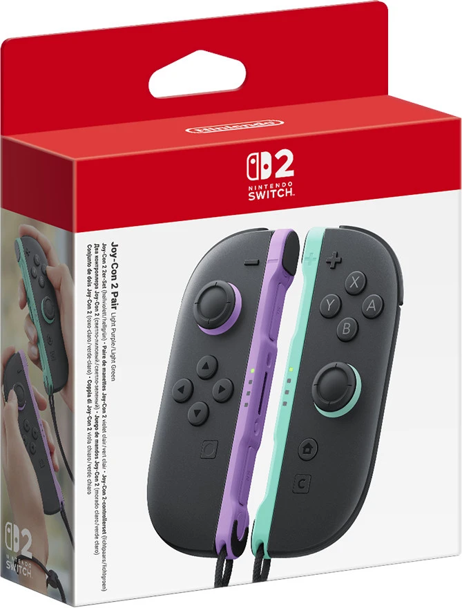 Nintendo Switch 2 Joy-Con Controller Paar (Lichtgroen en paars) (Switch 2), Nintendo