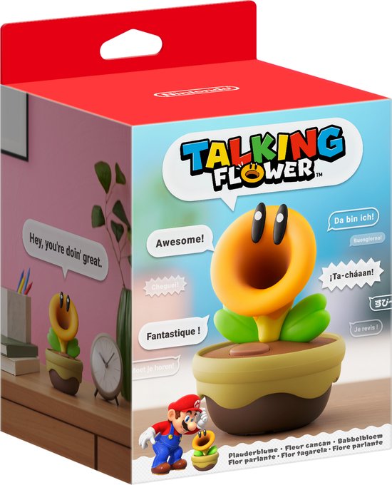 Super Mario Bros. Wonder - Babbelbloem - Talking Flower (hardware), Nintendo Super Mario Bros. Wonder - Babbelbloem - Talking Flower (hardware), Nintendo