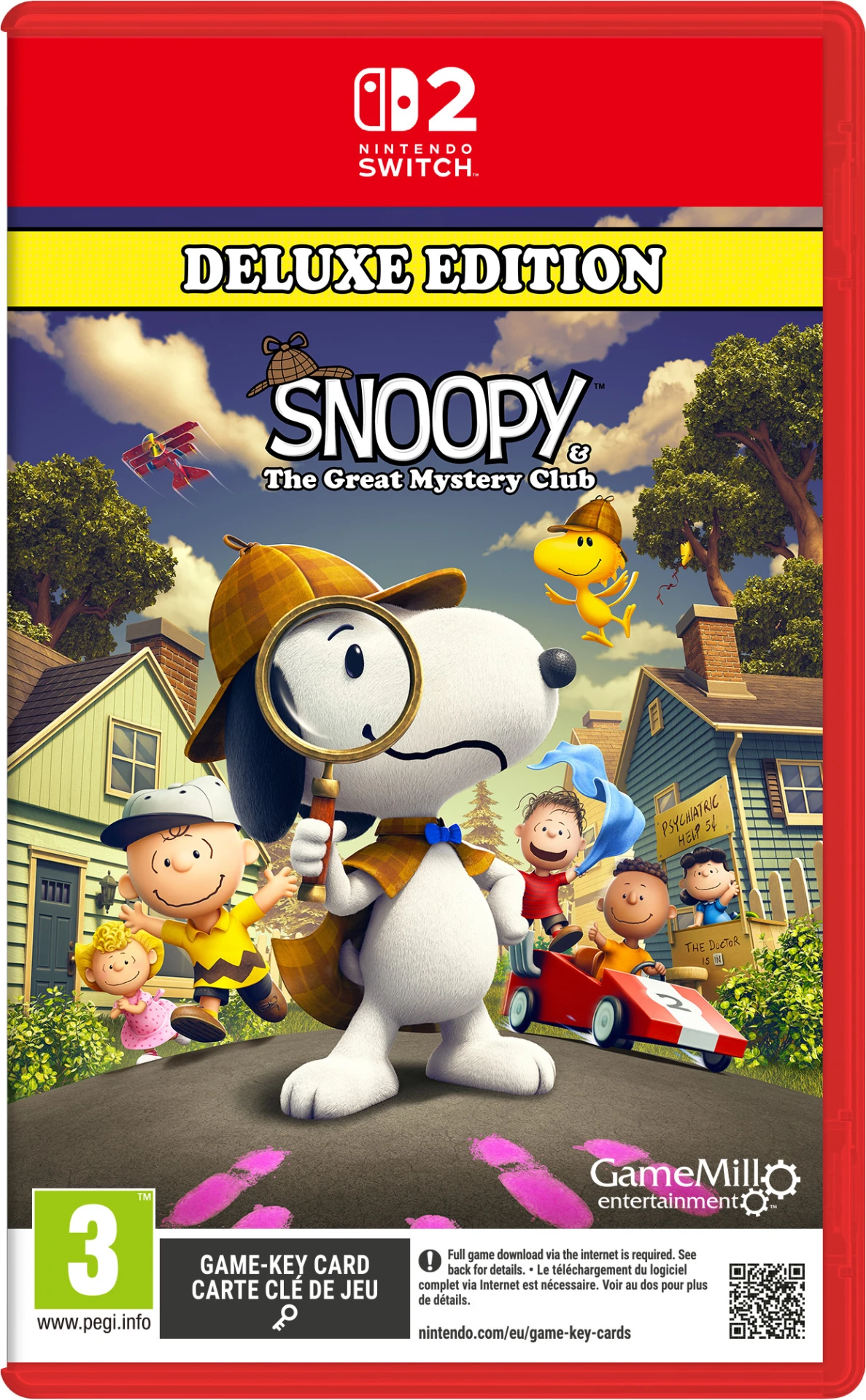 Snoopy & The Great Mystery Club - Deluxe Edition (Gamekeycard) (Switch 2), GameMill Entertainment