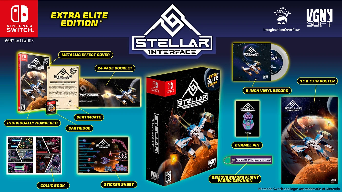 Stellar Interface - Extra Elite Edition (USA Import) (Switch), VGNY Soft