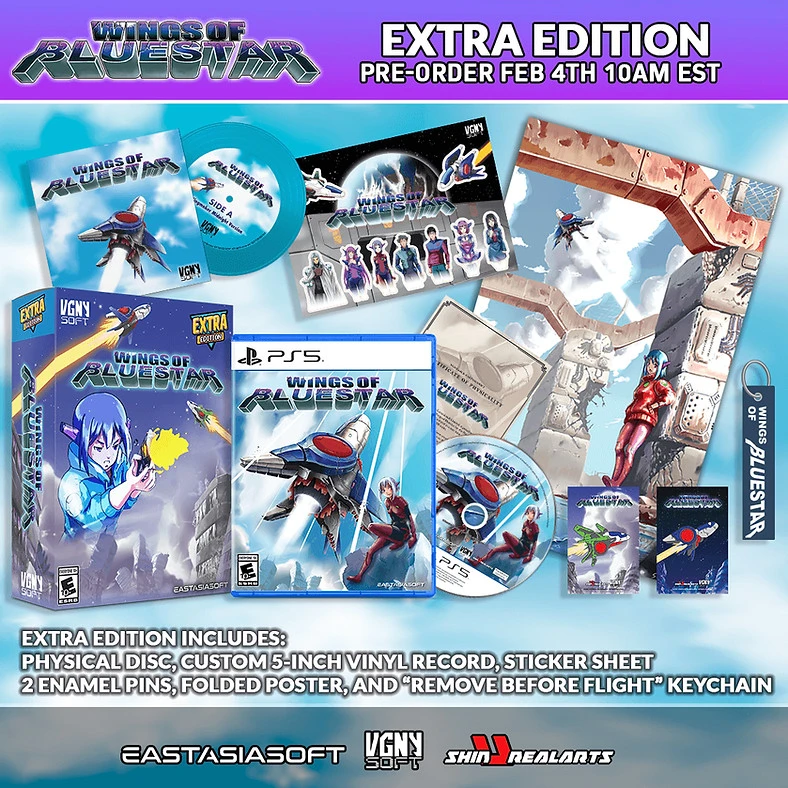 Wings of Bluestar - Extra Edition (USA Import) (PS5), EastAsiaSoft