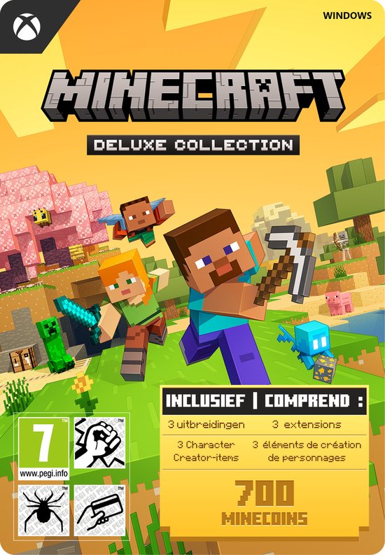 Minecraft - Java & Bedrock Deluxe Collection 2 (Windows Download) (PC), Mojang