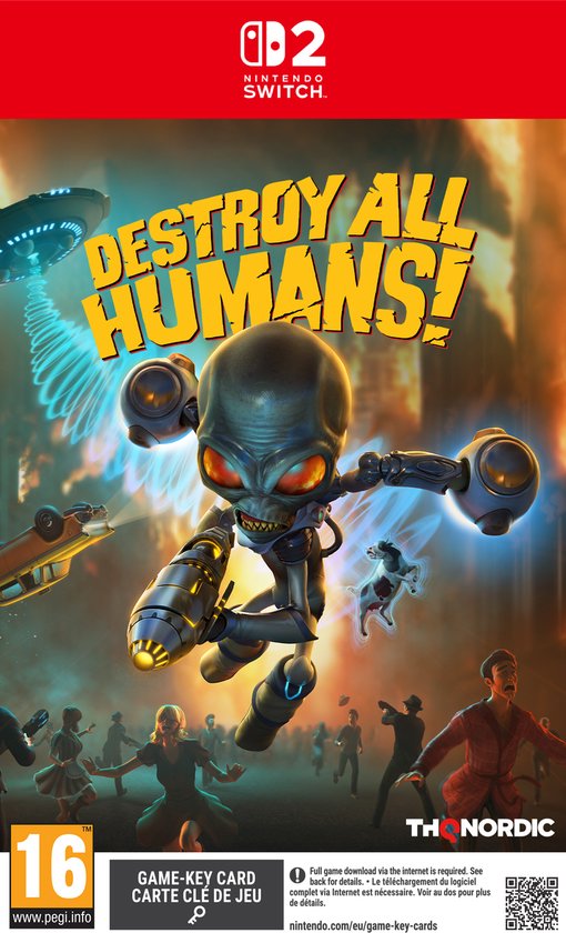 Destroy All Humans (Gamekeycard) (Switch 2), THQ Nordic Destroy All Humans (Gamekeycard) (Switch 2), THQ Nordic