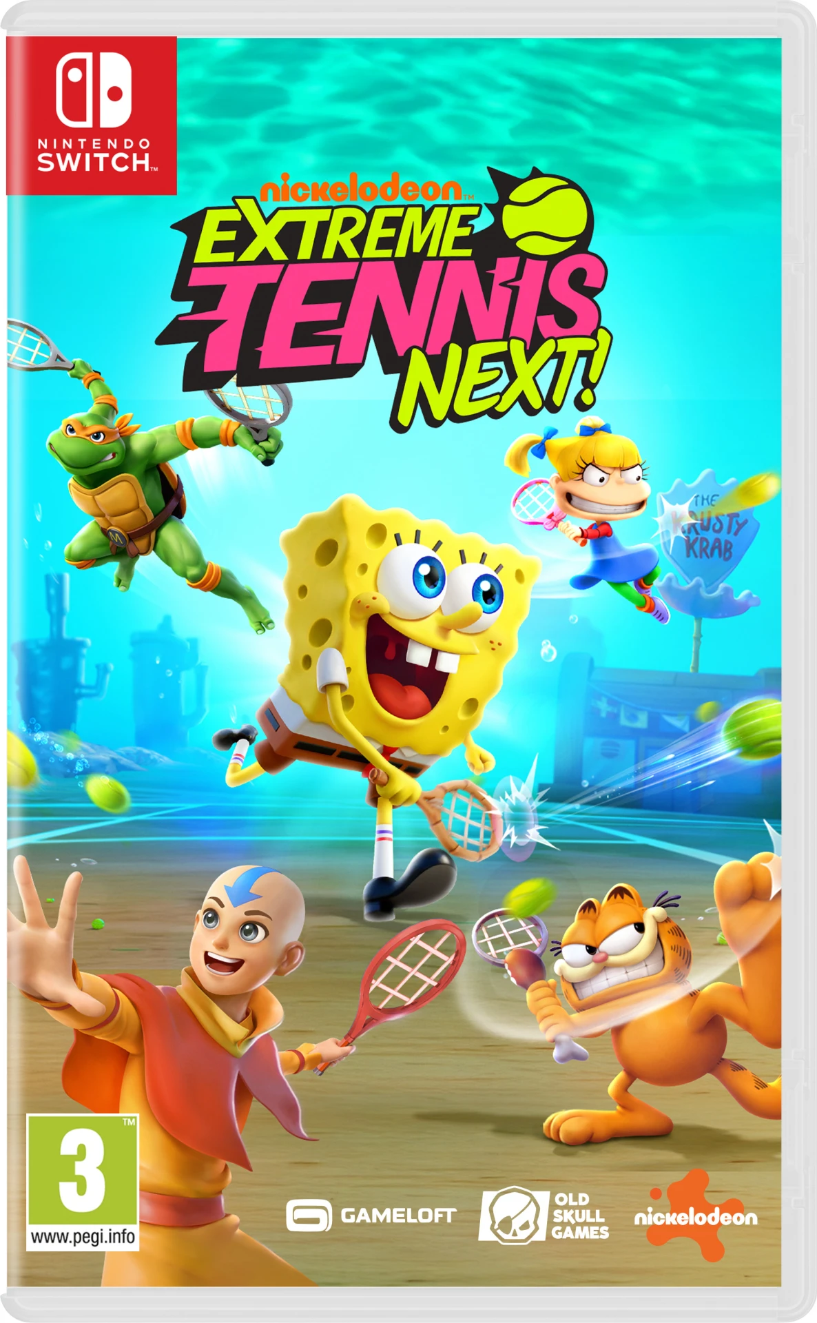 Nickelodeon Extreme Tennis: Next! (Switch), Old Skull Games, Gameloft
