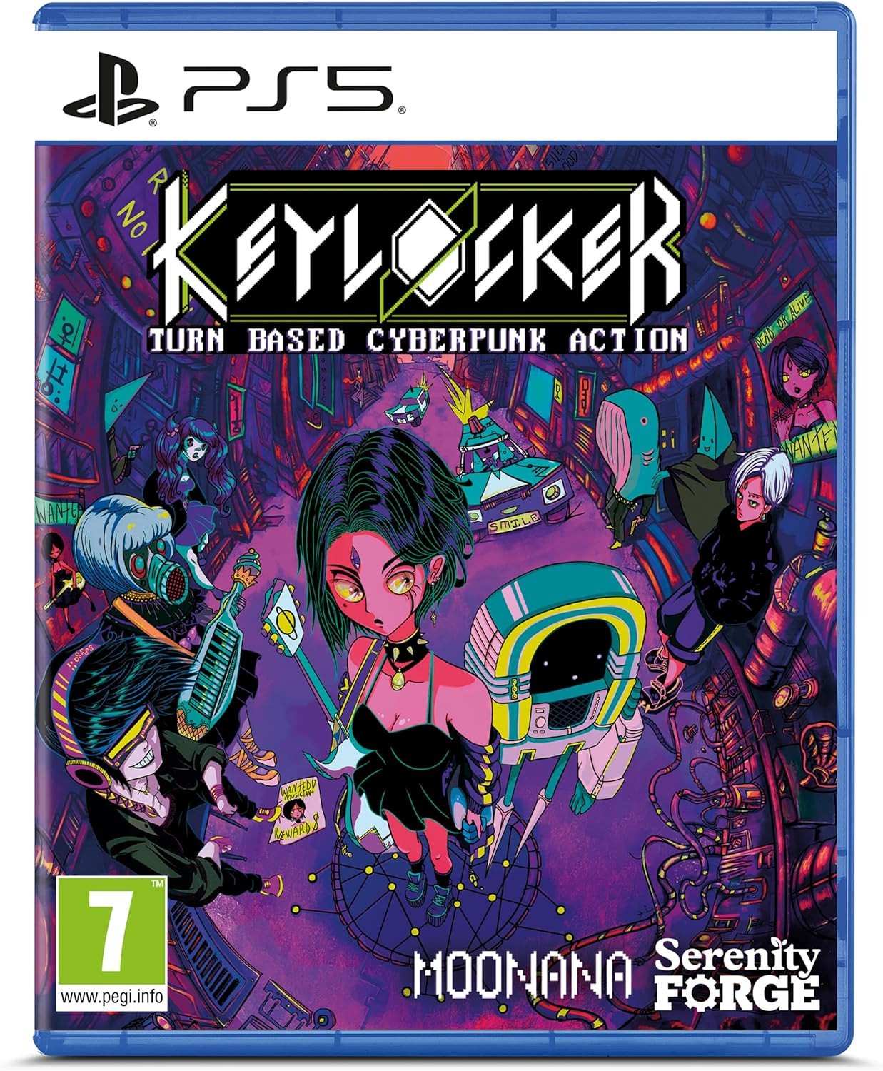 Keylocker: Turn Based Cyberpunk Action (PS5), Serenity Forge