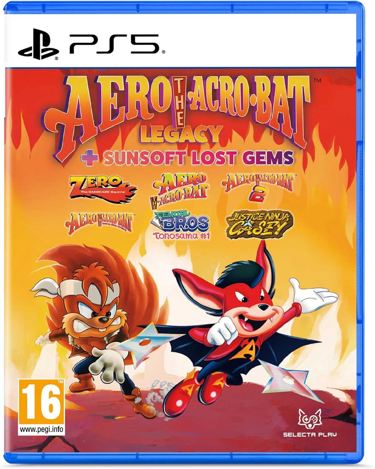 Aero the Acrobat Legacy + Sunsoft Lost Gems (PS5), Selecta Play