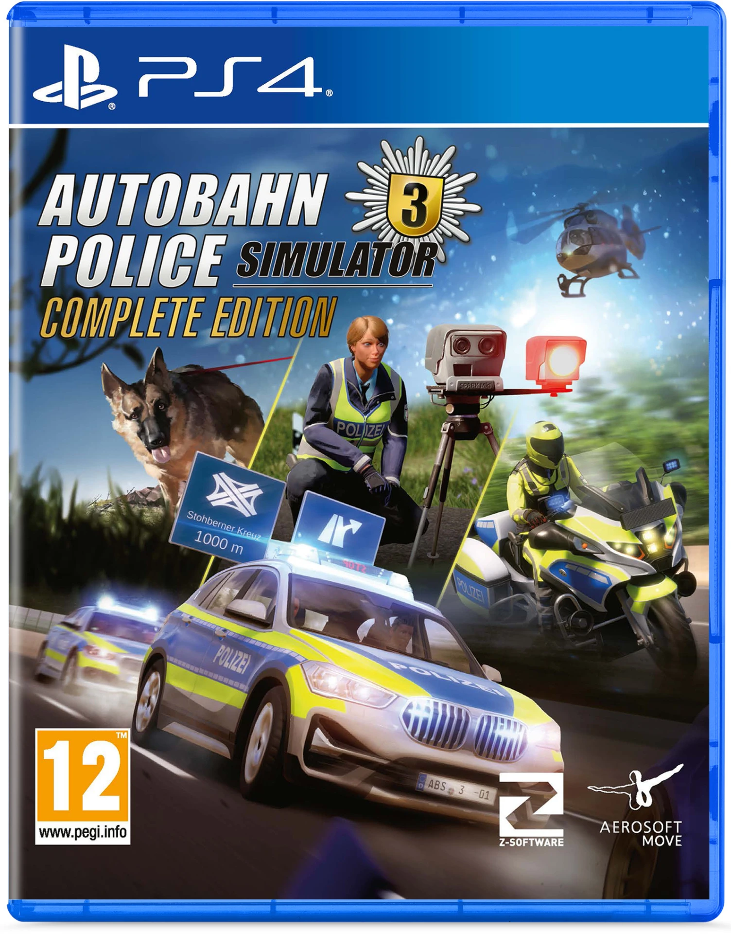 Autobahn Police Simulator 3 - Complete Edition (PS4), Aerosoft