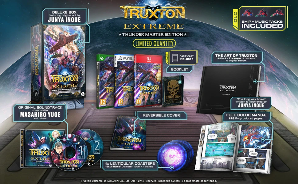 Truxton Extreme - Thunder Master Edition (PS5), Tatsujin, Clear River Games