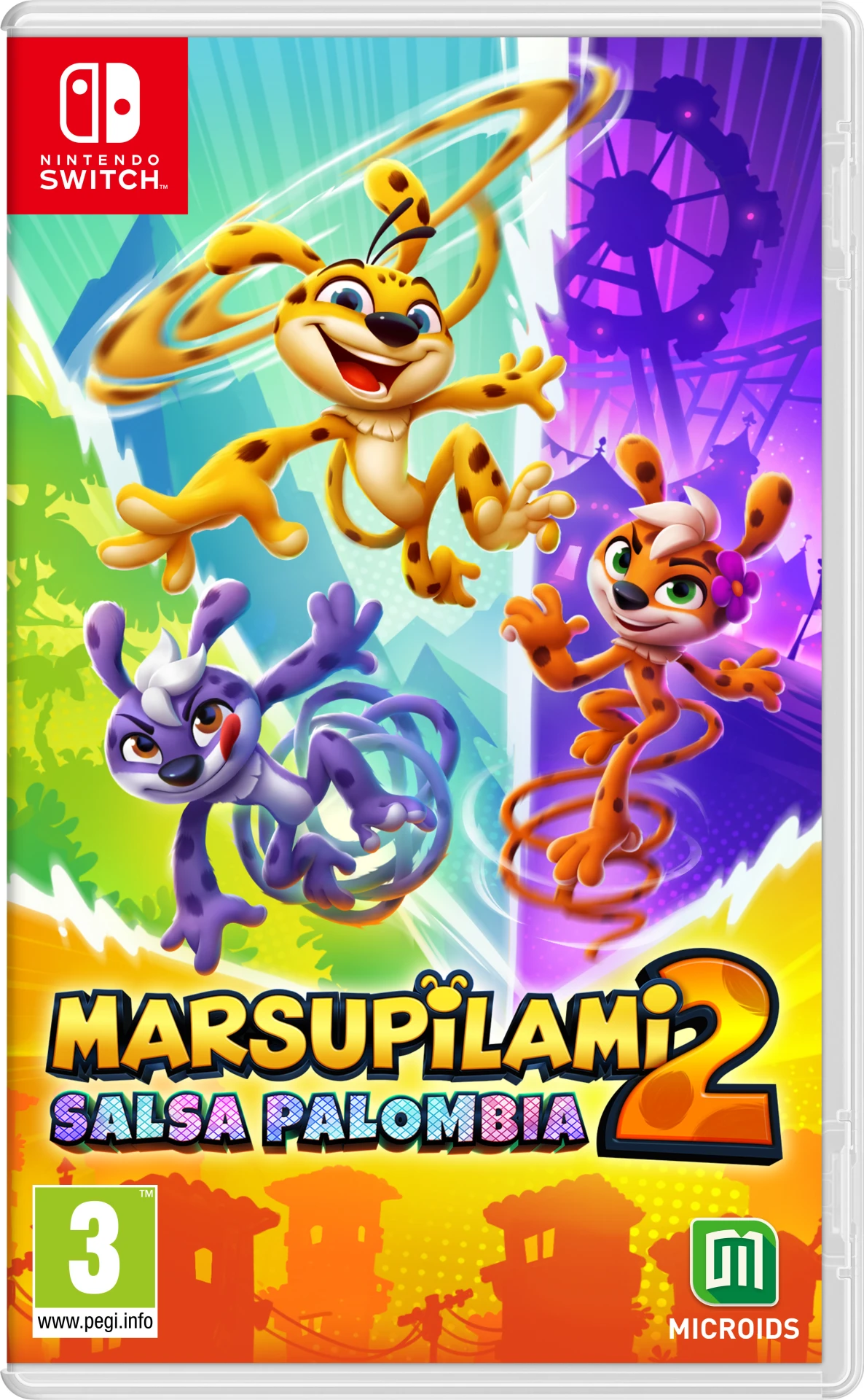 Marsupilami 2: Salsa Palombia (Switch), Microids