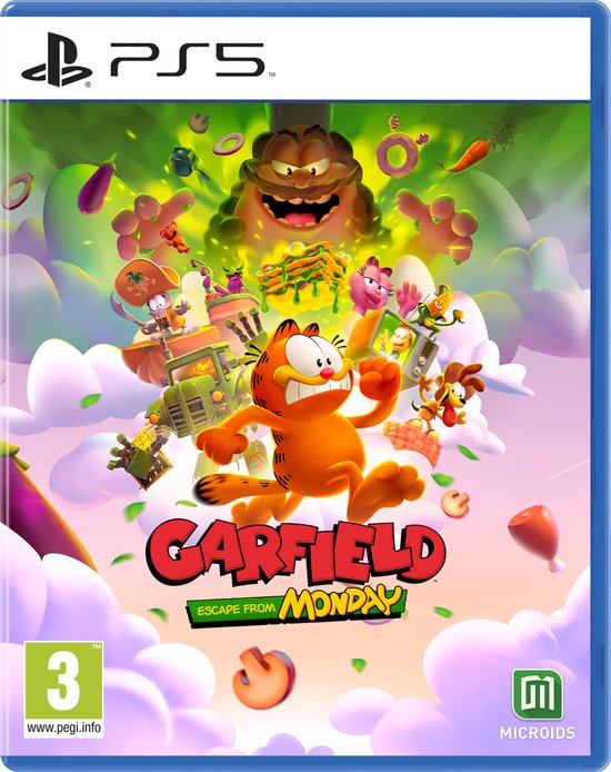 Garfield: Escape From Monday (PS5), Microids