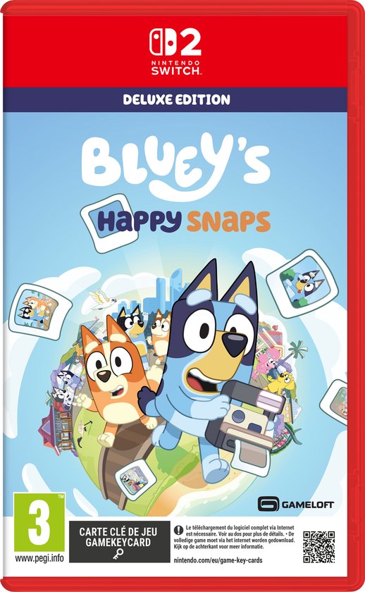 Bluey's Happy Snaps - Day One Deluxe Edition (Gamekeycard) (Switch 2), Gameloft Bluey's Happy Snaps - Day One Deluxe Edition (Gamekeycard) (Switch 2), Gameloft